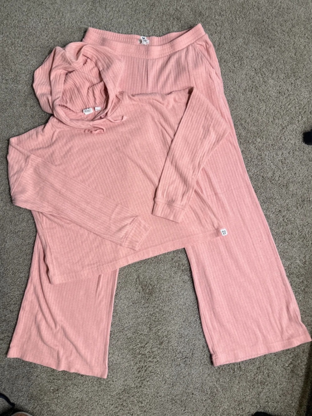 Women's Roxy Ribbed Hooded Lounge Set